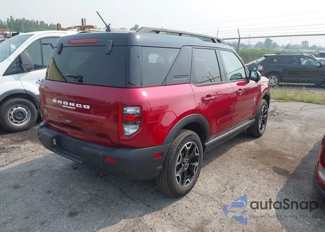 2025 Ford Bronco Sport Outer Banks z USA, uszkodzony, nr VIN 3FMCR9CN0SRE05272